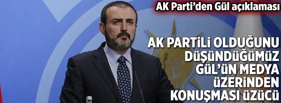 Ak Parti’den Gül açıklaması
