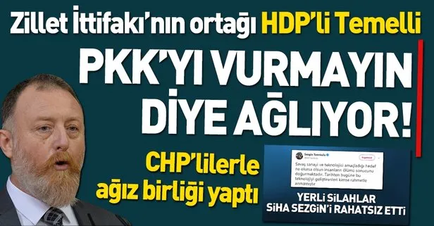 HDP’li Sezai Temelli’en yerli silahlarla ilgili skandal açıklama