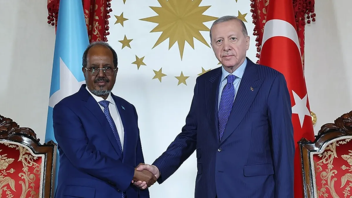 Somali Cumhurbaşkanı Mahmud'dan Türkiye'ye övgü: "Onlardan başka kimimiz var ki"