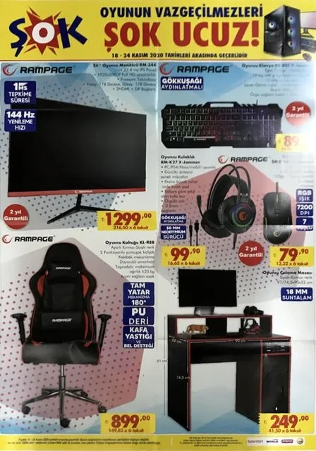 sok rampage oyuncu urunleri satisa