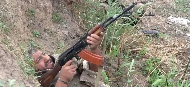 Ermenistan askerleri SİHA’ya çaresizce ateş açtı!