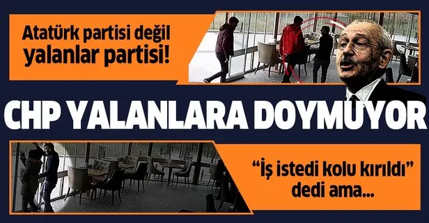 İşte CHP’nin yalan siyaseti! Kılıçdaroğlu’nun ’İş istedi kolu kırıldı’ dediği çocuğun kolunun kırık olmadığı ortaya çıktı!