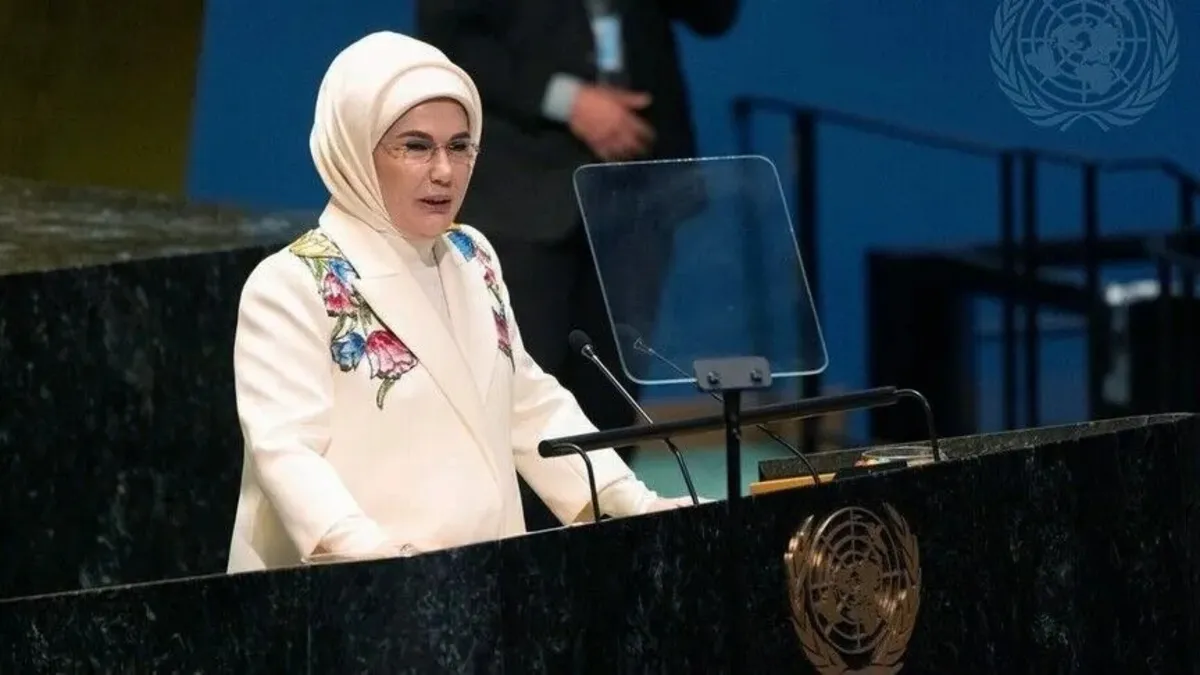 Emine Erdoğan’dan BM Genel Kurulu’nda yoğun program: Gündeminde iklim, kalkınma ve çocuklar var