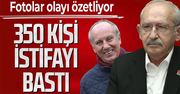 Son dakika: Kemal Kılıçdaroğlu'na büyük şok! 350 kişi birden istifa etti