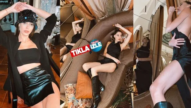 Çukur'un Sena'sı coşageldi! Dilan Çiçek Deniz sadece göğüslerini kapattığı üstüyle poz verdi!