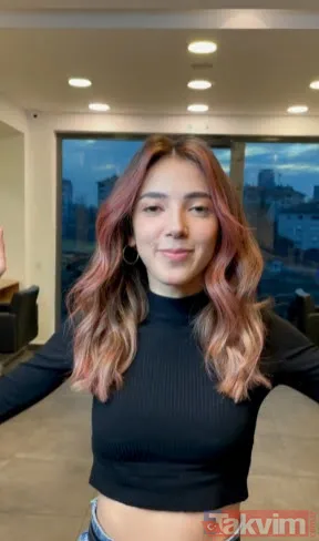 Masterchef Ayyüce bambaşka biri oldu 'camsız evde yaşadım' diyordu! Pembe saçlarını gören küçük dilini yuttu Ayyüce Kamit... - 9