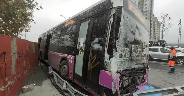SON DAKİKA: İstanbul’da zincirleme kaza! İETT otobüsü, hafriyat kamyonu ve...