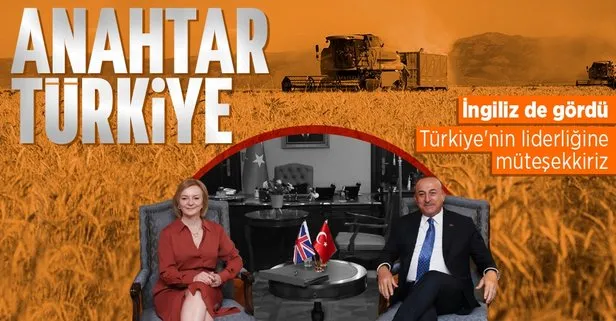 Son dakika: Dışişleri Bakanı Mevlüt Çavuşoğlu ve İngiltere Dışişleri Bakanı Liz Truss’tan ’Tahıl koridoru’ mesajı!
