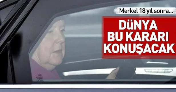 Son dakika: Merkel’den 18 yıl sonra yeniden aday olmama kararı!