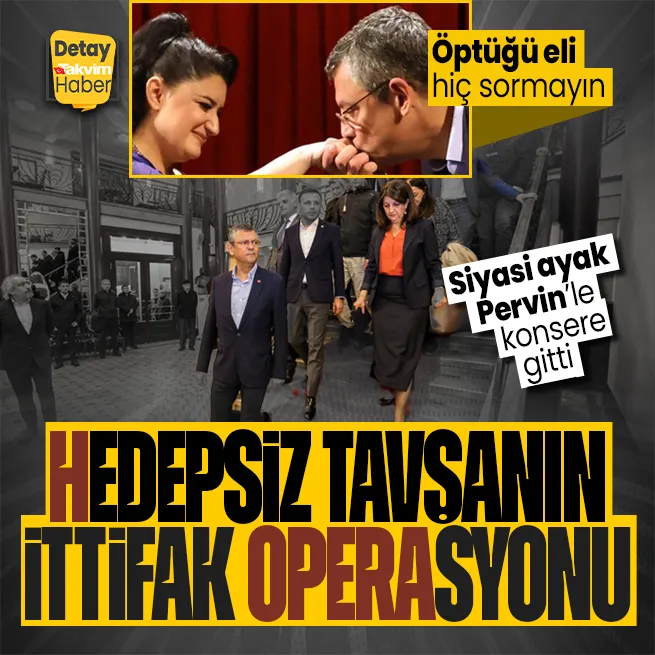 Özgür Özel yine HEDEPKKya yanladı... Pervin Buldanla birlikte konsere gitti! Türkiye’yi işgalle suçlayan Chakar’ın elini öptü