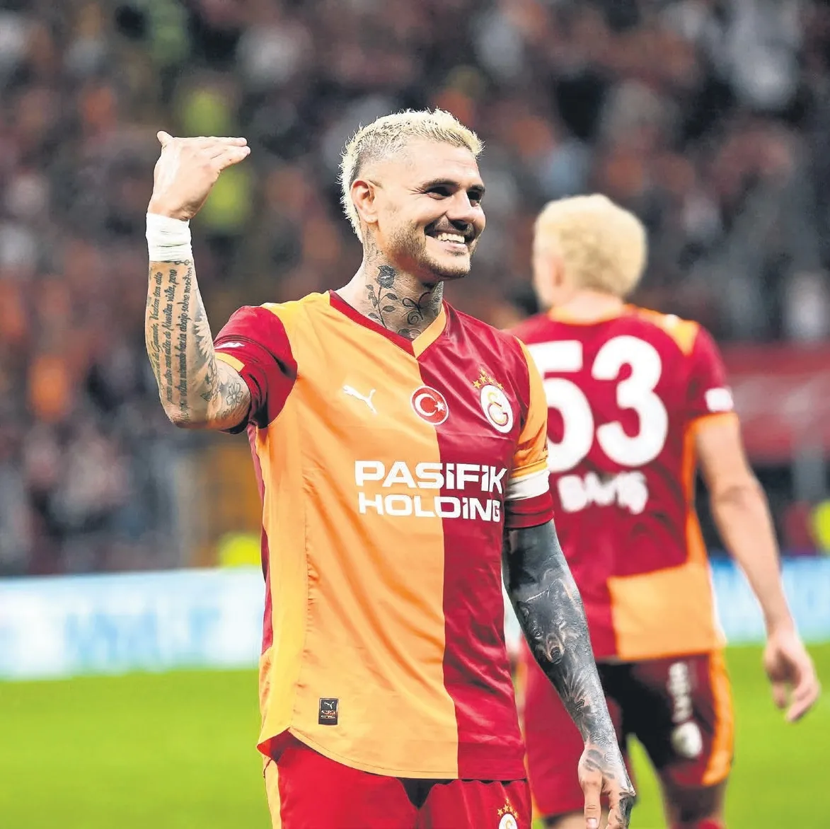 Icardi görüşme odasında