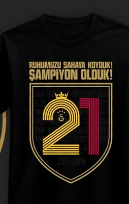 Şampiyona özel tişört