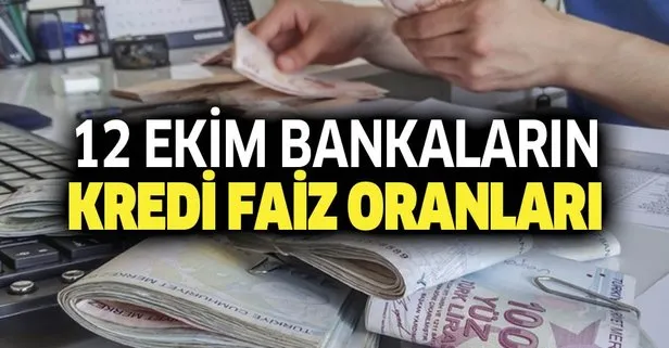 Kredi faiz indirimleri devam ediyor! 12 Ekim TEB, Halkbank, Ziraat, İş Bankası ve Vakıfbank kredi faiz oranları