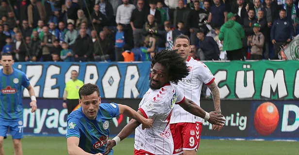 Ateş hattında kazanan yok! Rizespor - Sivasspor: 1-1 | MAÇ SONUCU