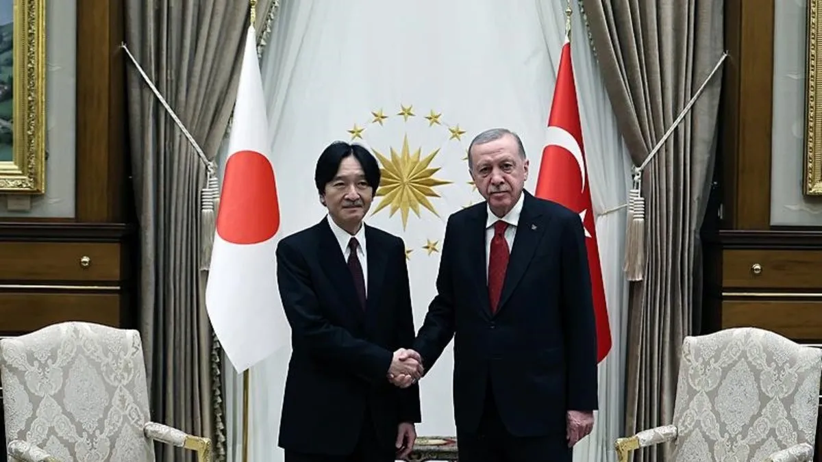 Başkan Erdoğan'dan Japonya Veliaht Prensi Fumihito'ya özel hediye