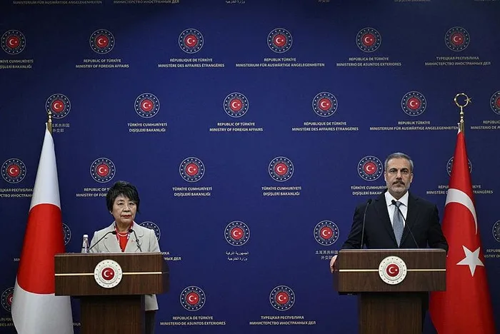 Japonya Dışişleri Bakanı Kamikava, Dışişleri Bakanı Fidan ile ortak basın toplantısında açıklamalar yaptı-5