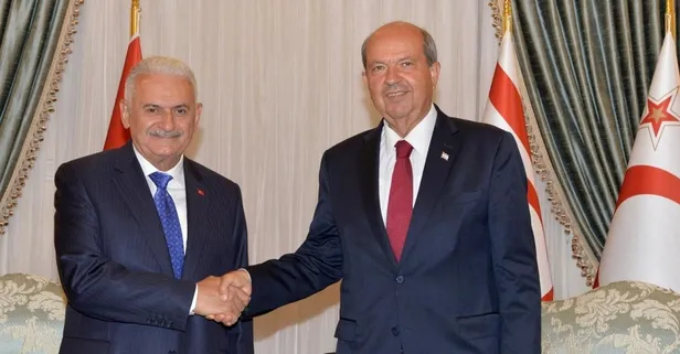 AK Parti Genel Başkanvekili Yıldırım ve KKTC Cumhurbaşkanı Tatar bir araya geldi