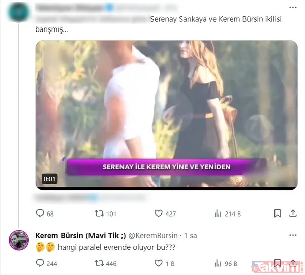 5 sene önce 4 yıllık ilişkileri bitmişti! Serenay Sarıkaya ile Kerem Bürsin barıştı mı? İlk ağızdan yanıt geldi: Kerem Bürsin açıkladı! - 8