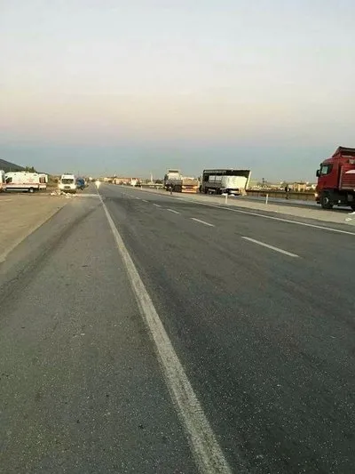 afyon da feci kaza tur otobusu ile tir