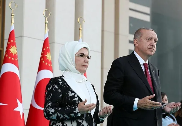 Cumhurbaşkanı Erdoğan Külliye'de yapılan tören ile yeni sistemin ilk Başkan'ı olarak görevine başladı-6