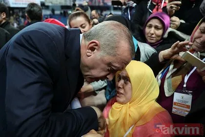 Trabzon’da Başkan Erdoğan’a sevgi seli!