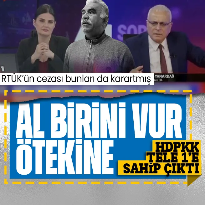 Bebek katili Abdullah Öcalana methiyeler dizen Merdan Yanardağ ve Tele 1e HDPKKdan destek