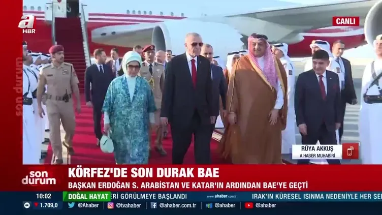 Başkan Erdoğan BAE'de