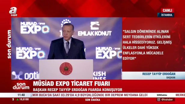 baskan-erdogandan-19-musiad-expoda-onemli-aciklamalar-1667551717430.jpg Başkan Erdoğan'dan 19. MÜSİAD EXPO'da önemli açıklamalar! Putin ile konuşmasını anlattı: Tahıl'da öncelik fakir ülkeler-3