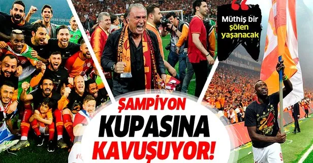 Sezonu şampiyon bitiren Galatasaray kupa törenine çıkıyor