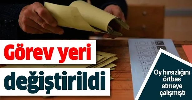 İstanbul İl Seçim Müdürü'nün görev yeri değiştirildi