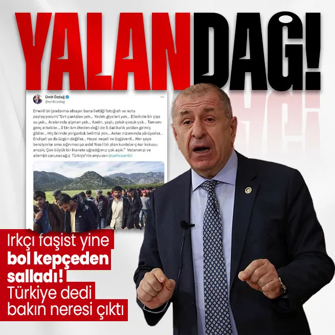 Zafer Partisi Genel Başkanı Ümit Özdağın sığınmacıları hedef alan o paylaşımı yalan çıktı