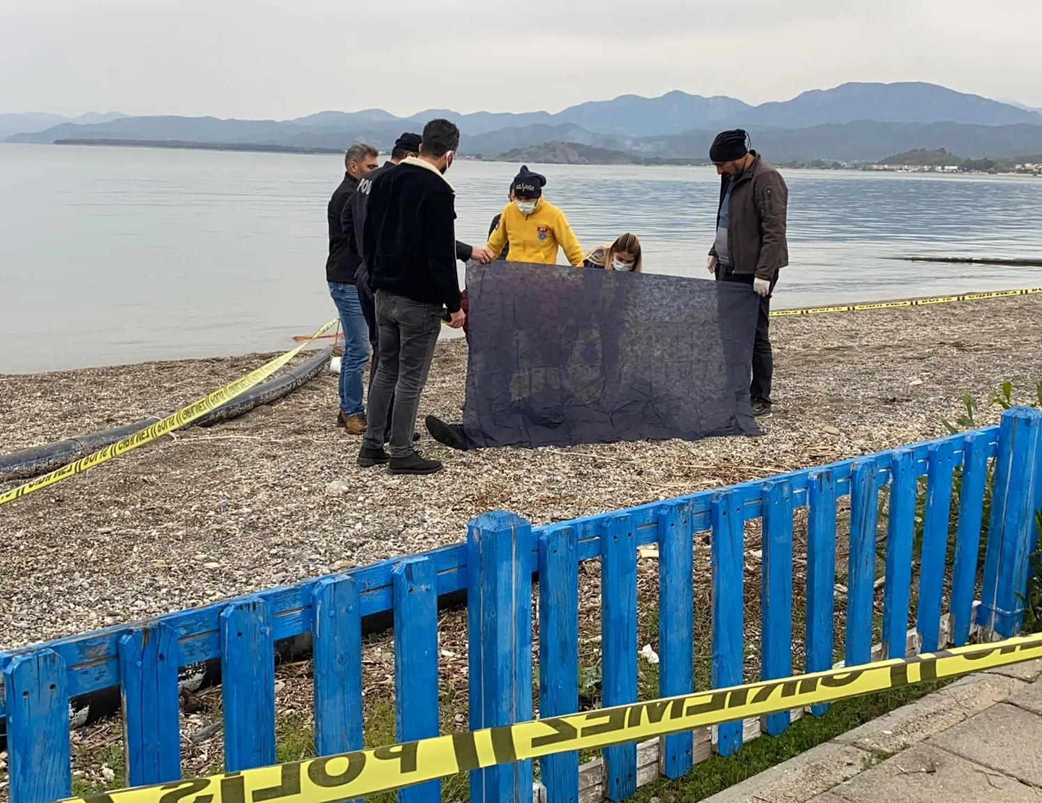 Sahilde şüpheli ölüm