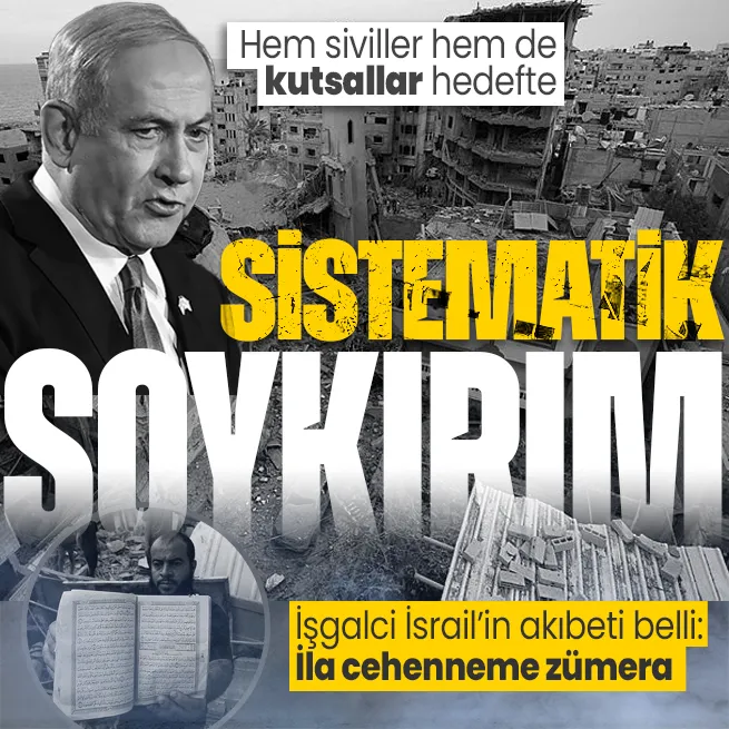 İşgalci İsrail ordusu hem sivilleri hem de kutsalları hedef alıyor! Gazze Şeridi’nde 7 cami yıkıldı