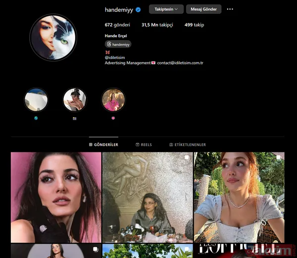 Hande Erçel oyunculuğu bıraktı mı işte ilk açıklama "İnsanlar yazıyorlar..." Önce tek hamlede silmiş ardından okullu olmuştu - 11