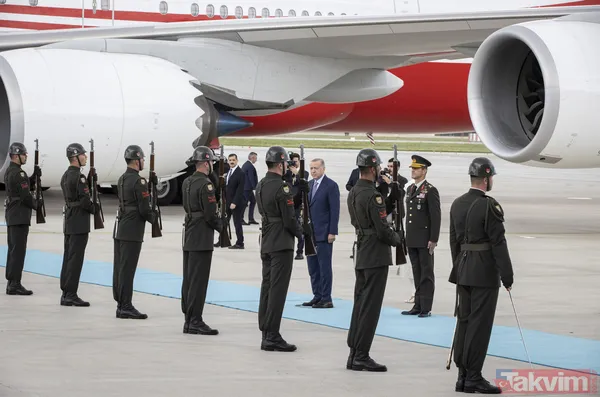 SON DAKİKA: Başkan Recep Tayyip Erdoğan NATO Zirvesi için Madrid'e gitti! Uçağında dikkat çeken 'Republic of Türkiye' detayı - 5