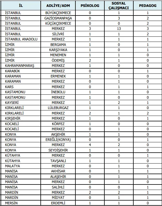 CTE İKM, katip alımı başvuru şartları nedir? İşte alım yapılan şehirler ve kadrolar... Adalet Bakanlığı personel alımı başvuru ekranı-5
