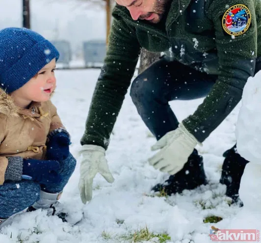 Eşkıya'nın İlyas'ı Ozan Akbaba'nın eşi kar paylaşımlarında güzelliğiyle hayran bıraktı! İşte Ozan Akbaba'nın güzeller güzeli eşi... - 3