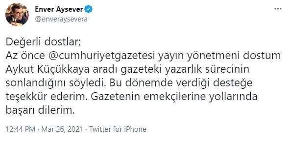 İhaleci Enver Aysever Cumhuriyet gazetesinden şutlandı-2