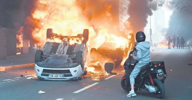 Fransa’da sokaklar yanıyor! Macron’un konserde eğlenmesi büyük tepki çekti...