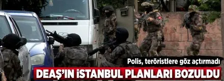 İstanbul polisi, DEAŞ'a geçit vermedi