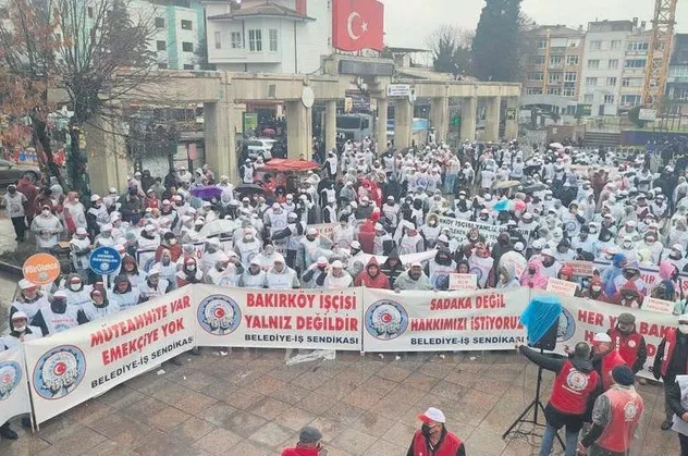 CHP'li Bakırköy Belediyesi'nin skandal işten çıkarma kararından sonra işçiler Ankara'ya yürüme kararı aldı