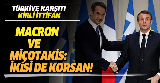 Fransa ve Yunanistan'dan kirli ittifak! Macron ve Miçotakis korsan hamlelerde bulunuyor