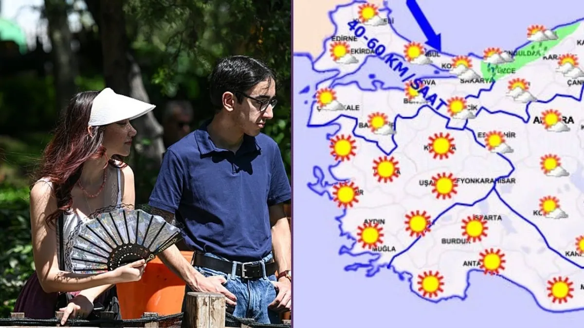 Sıcaktan bunalan İstanbulluya kuzeyden serinlik müjdesi! 3 gün boyunca sürecek: Meteoroloji’den kuvvetli rüzgar uyarısı