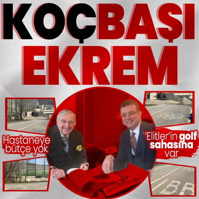 İmamoğlu yolunu buldu! Başakşehir Şehir Hastanesine bütçe yok ama Koç ailesinin golf sahasına belediye imkanları seferber