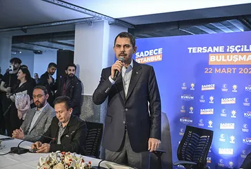 Cumhur İttifakı'nın İBB başkan adayı Murat Kurum'dan tersane ziyareti!
