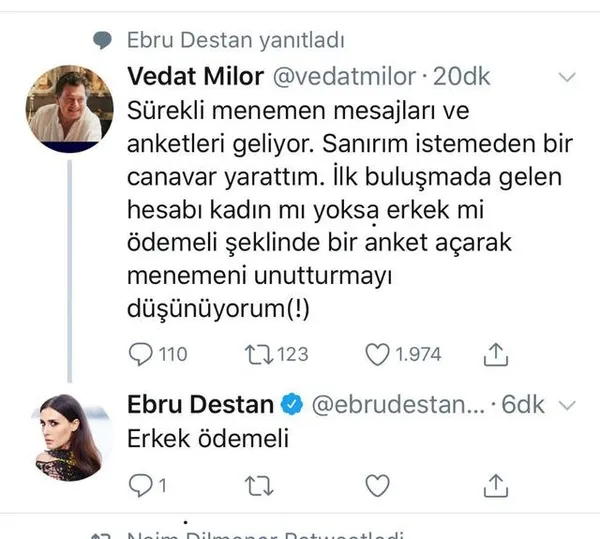 Vedat Milor'dan yeni bir tartışma konusu: ''İlk buluşmada hesabı kim ödemeli?''-3