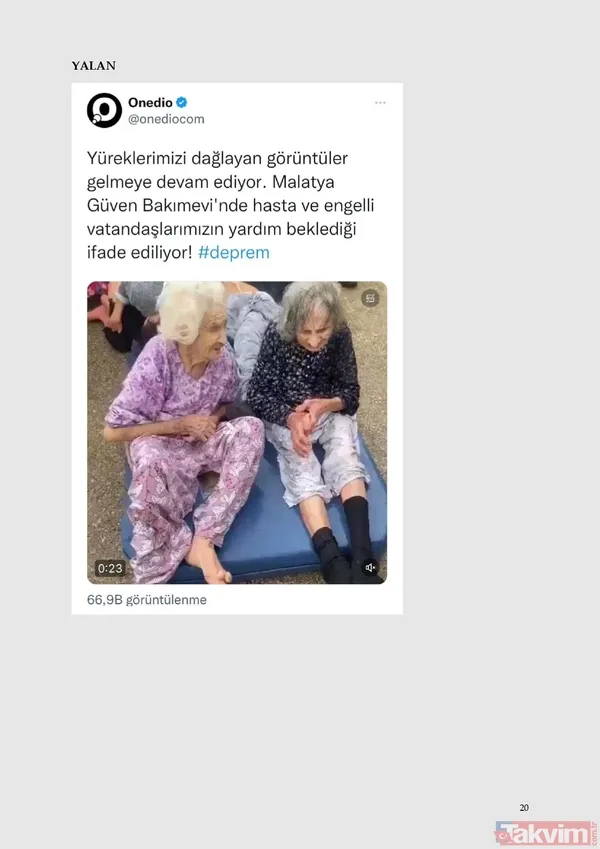 Felaket tellalları! Sosyal medyada paylaşılan yalanlar ve gerçekler - 27