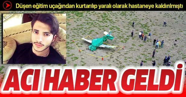 Son dakika: Büyükçekmece’de düşen eğitim uçağının pilotu Beytullah Nart hayatını kaybetti!