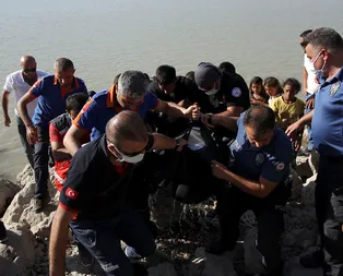 Göle giren çocuk boğuldu