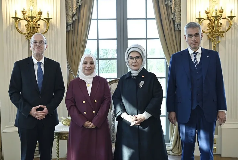 Emine Erdoğan DSÖ heyetiyle görüştü